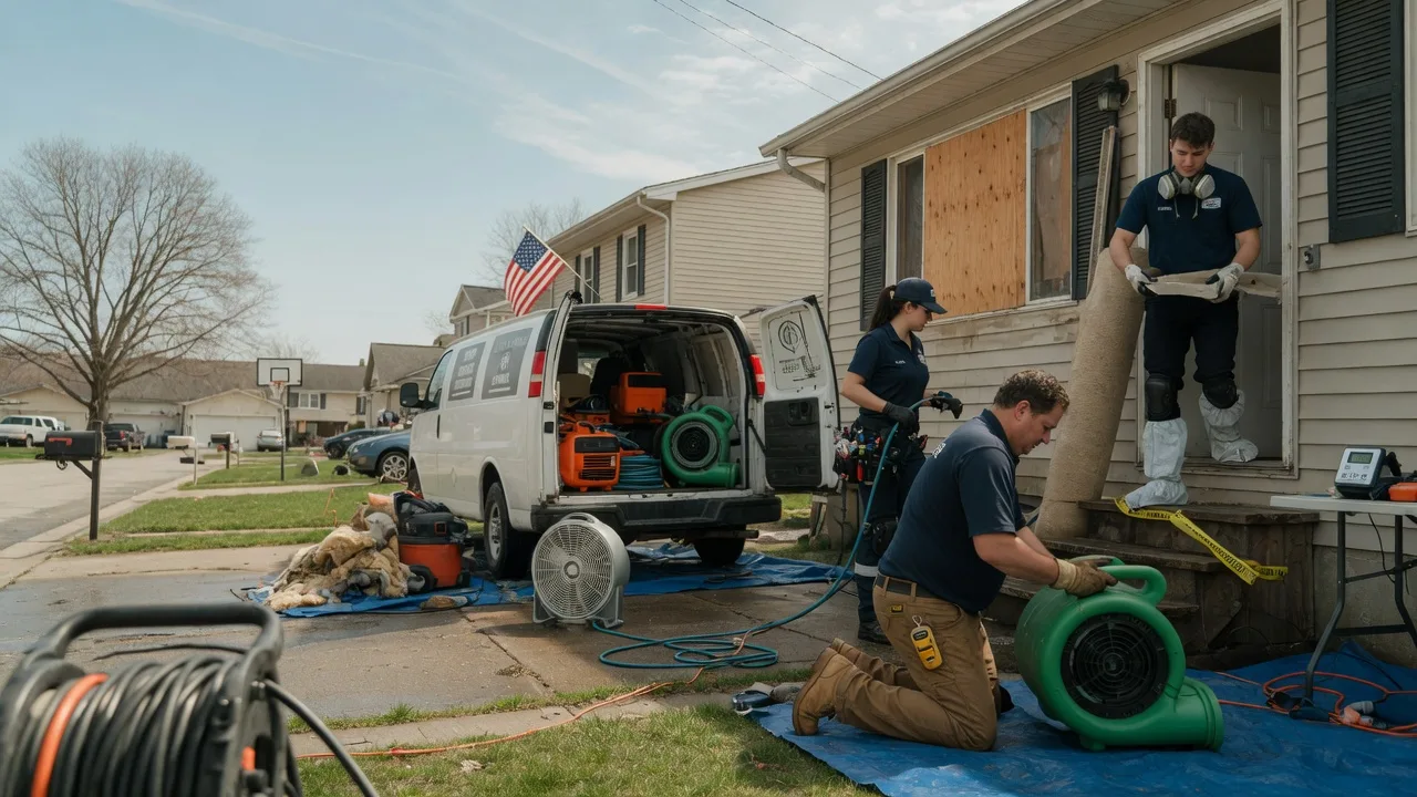 Water Damage Restoration in Michigan Center, MI near me